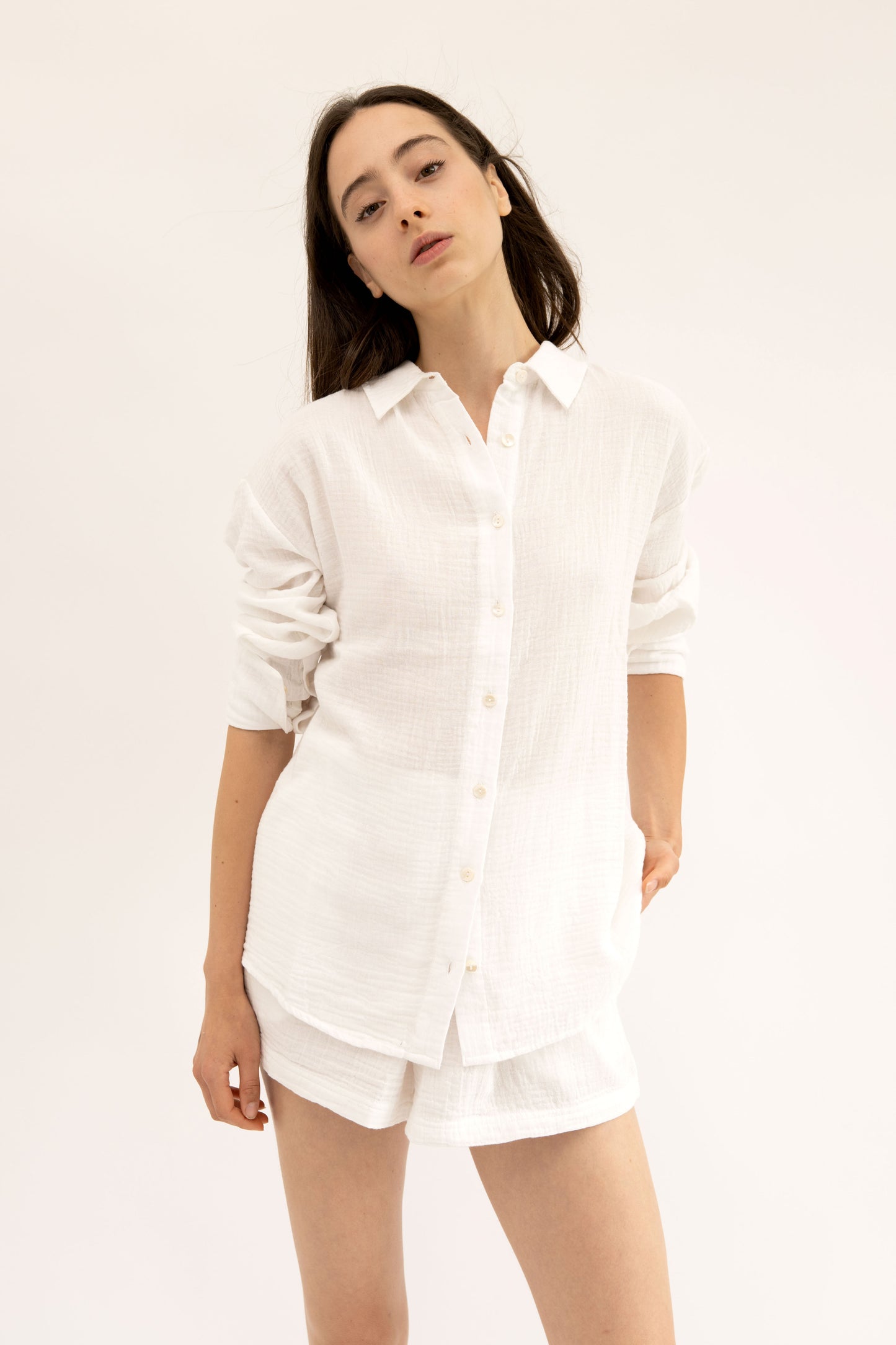 MAUI - WHITE- long sleeve