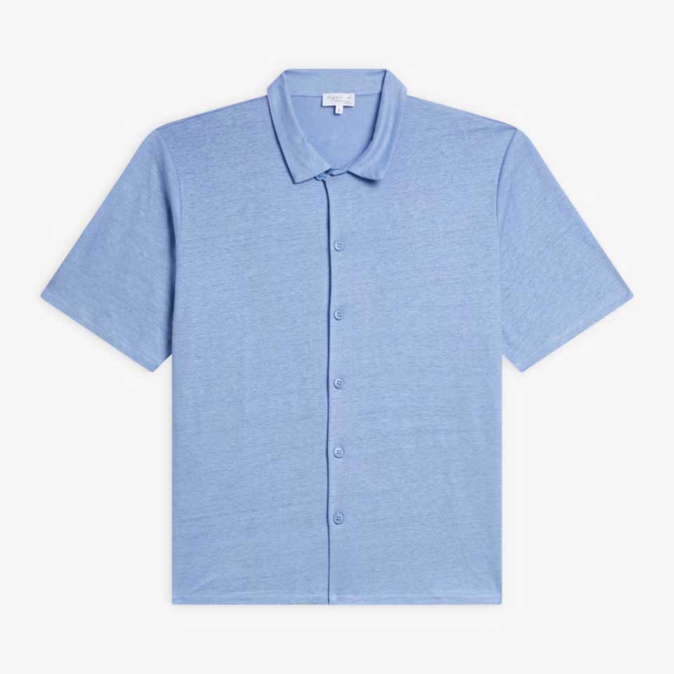 MAUI - BLUE-SHORT-SLEEVE