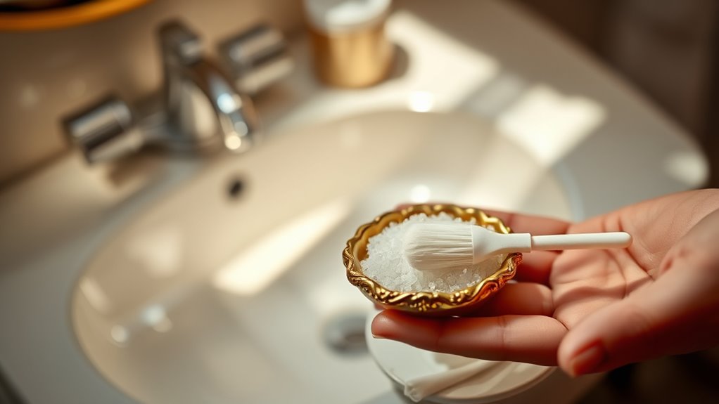 apply salt carefully externally