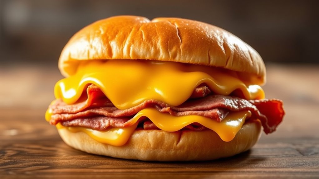 arby s beef cheddar calories