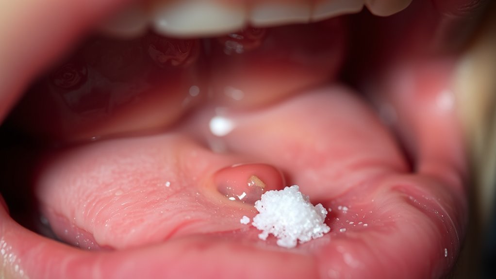 avoid direct salt application