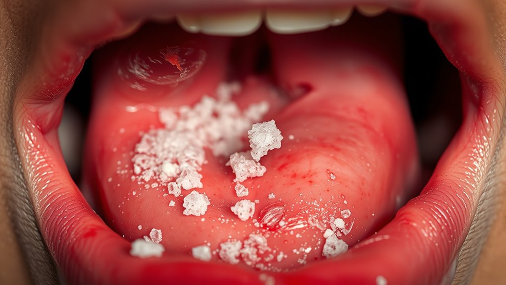 avoid direct salt contact