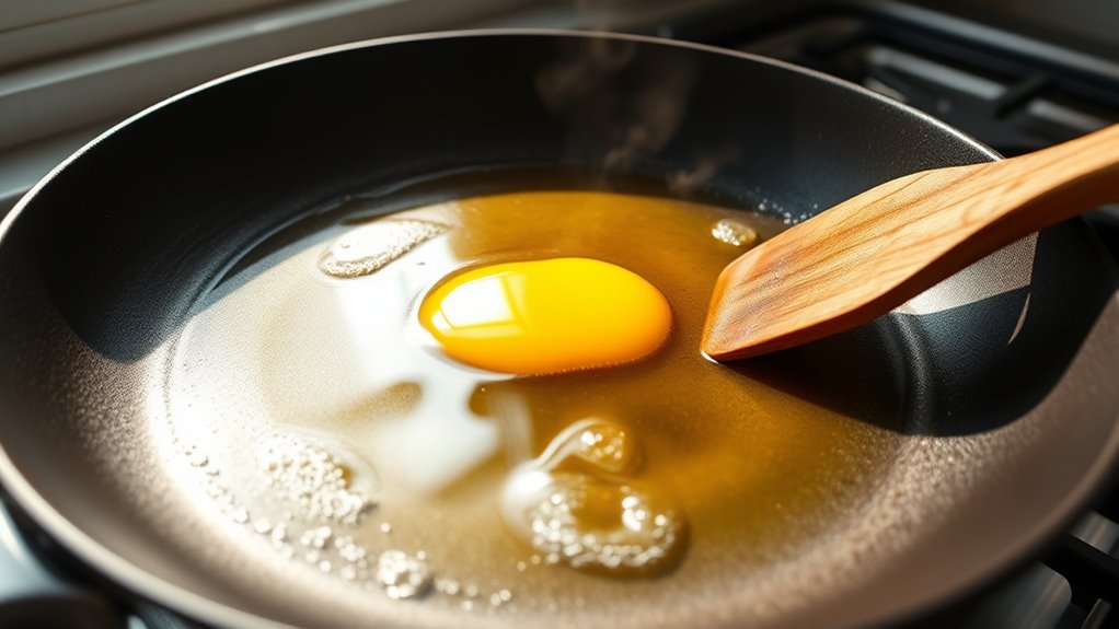 avoid high heat browning