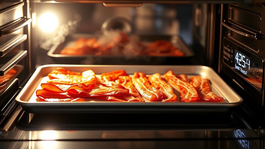 bake beef bacon evenly