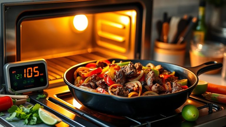 bake beef fajitas thoroughly