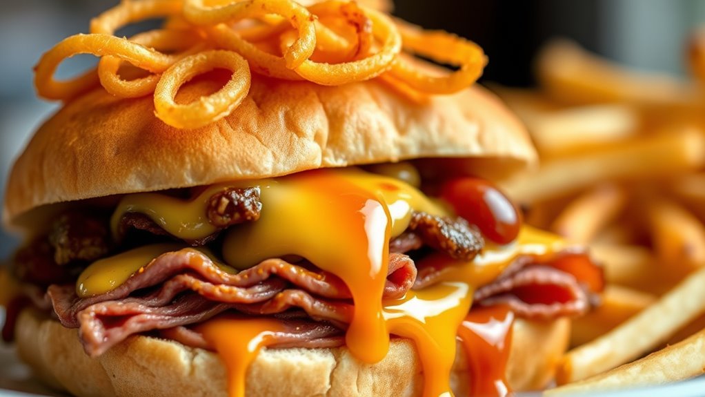 beef cheese calories breakdown