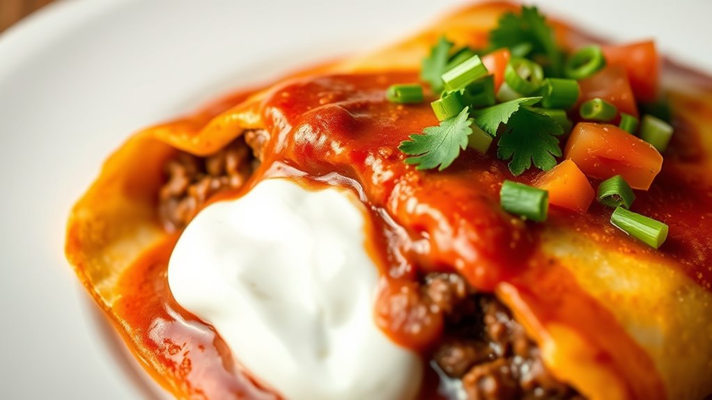 beef enchilada calories count