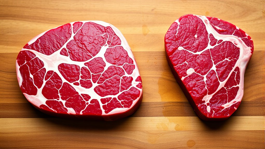 beef grading visual differences