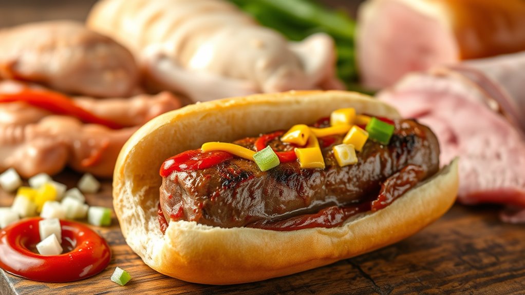 beef hot dogs moderate protein