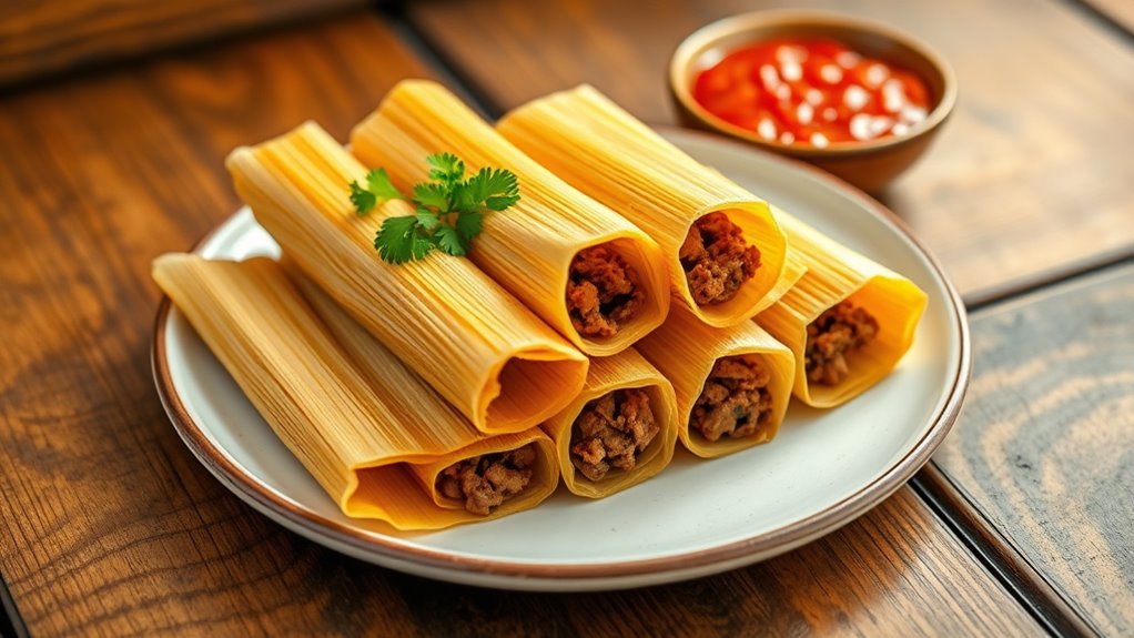 calorie count in beef tamale