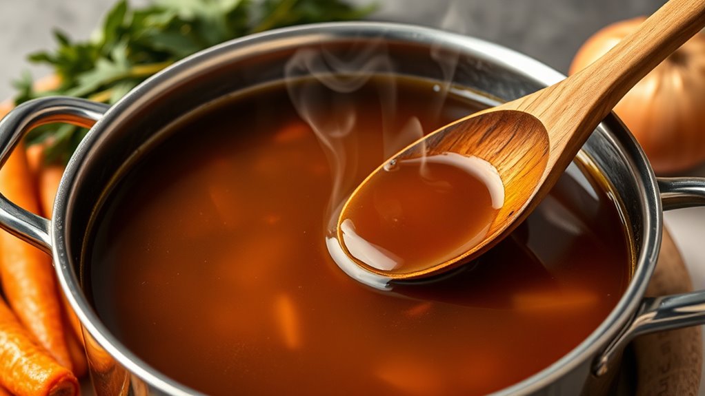 calorie factors in broth