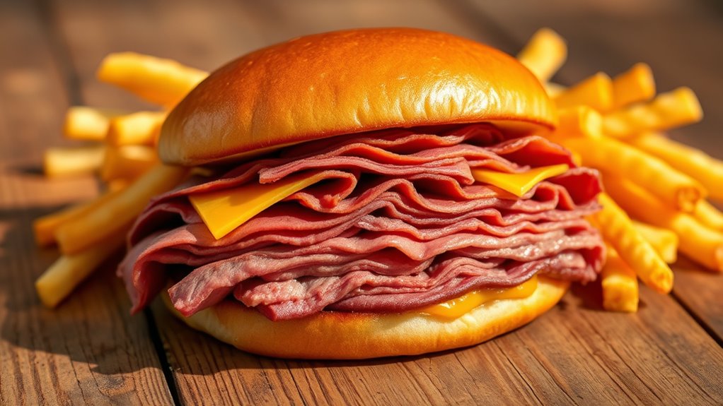 calorie range for sandwich