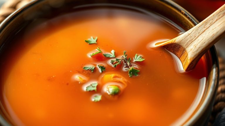 calories in beef broth