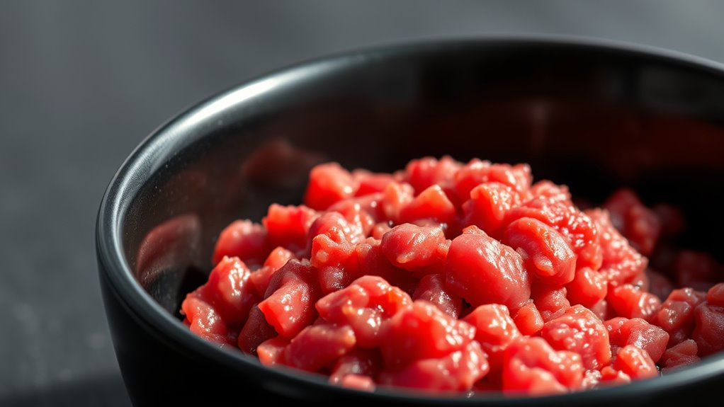 calories in half cup beef