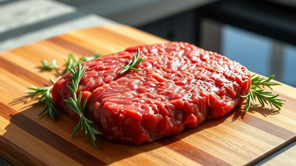 calories in quarter pound beef