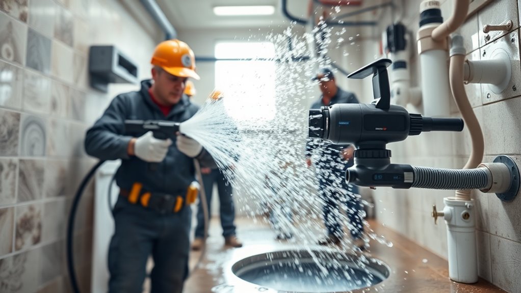 camera inspection hydro jetting