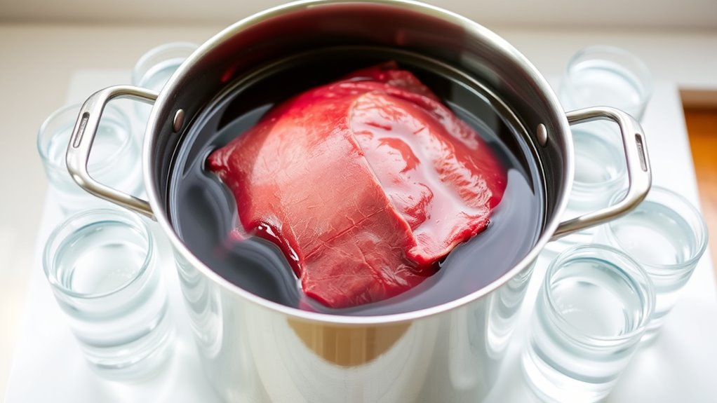 change water regularly during soaking