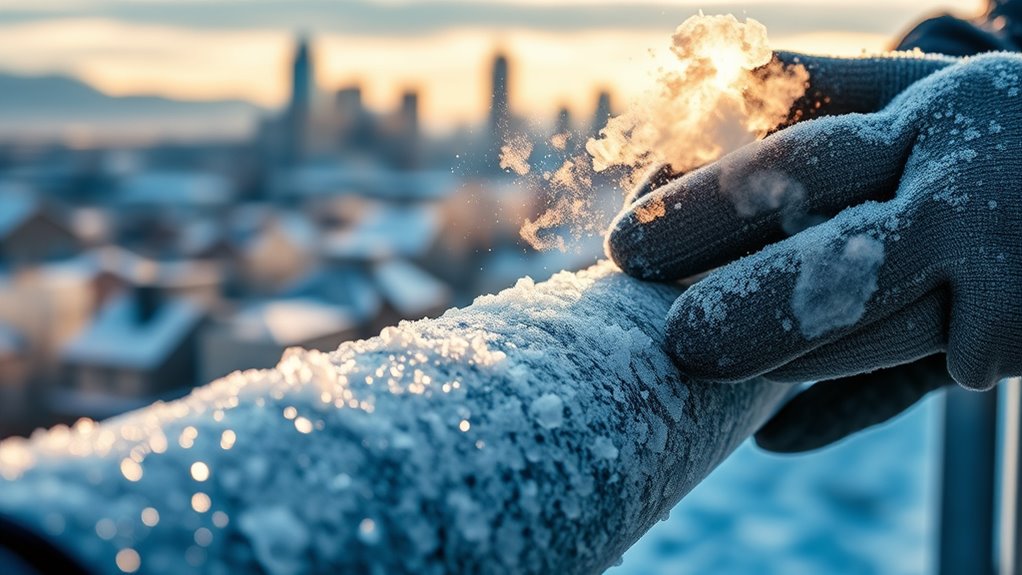 check for frost and leaks