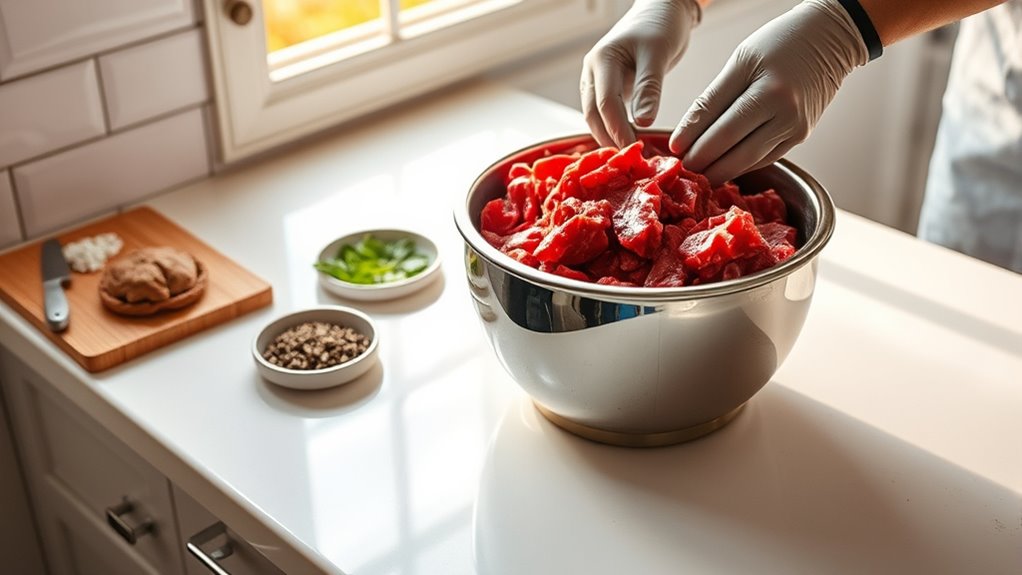 choose fresh lean meat