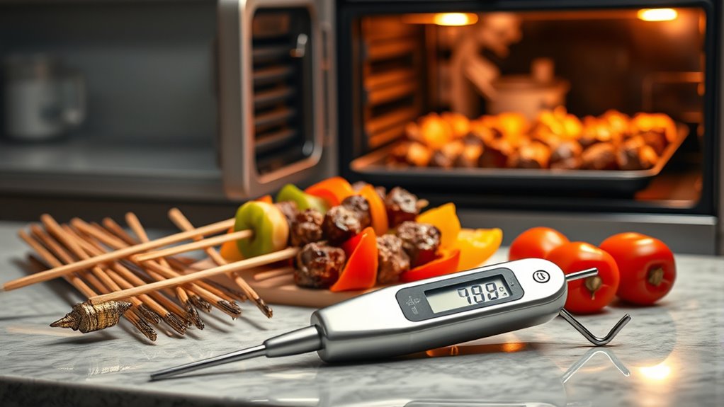 choose oven safe skewers properly