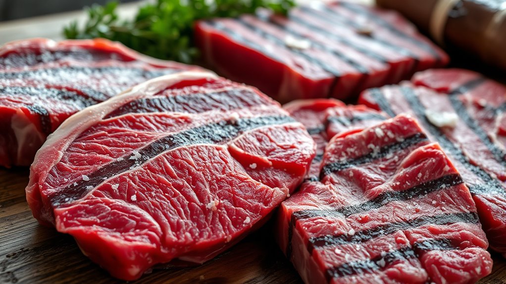 choose quality marbled meat