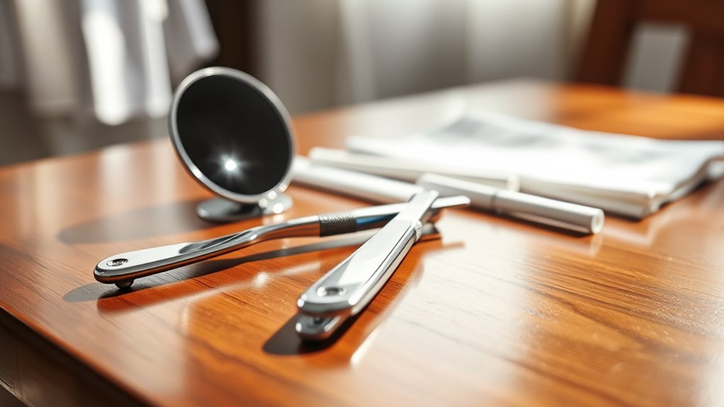 clean tools prepared surface