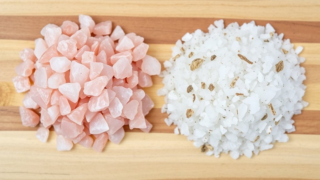 color texture salt comparison