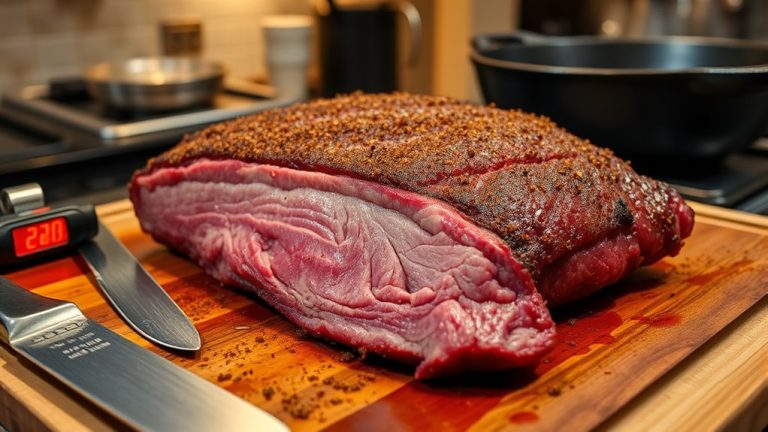 cook brisket to proper temperature
