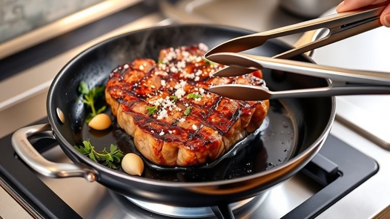 cook steak in pan