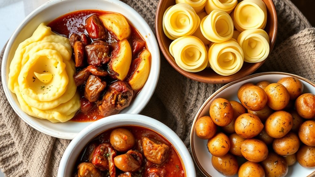 creamy buttery potato accompaniments