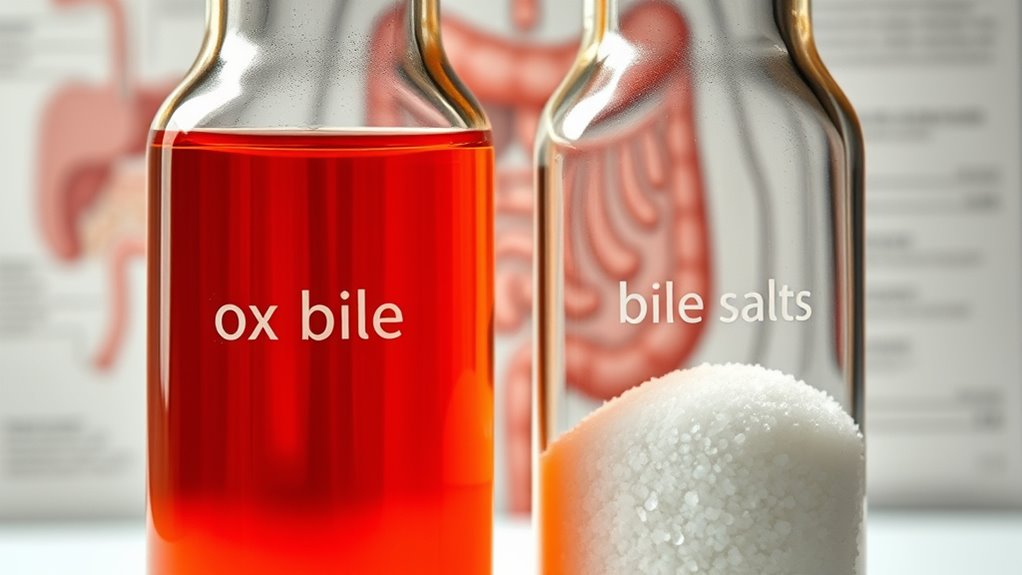 differences in bile composition