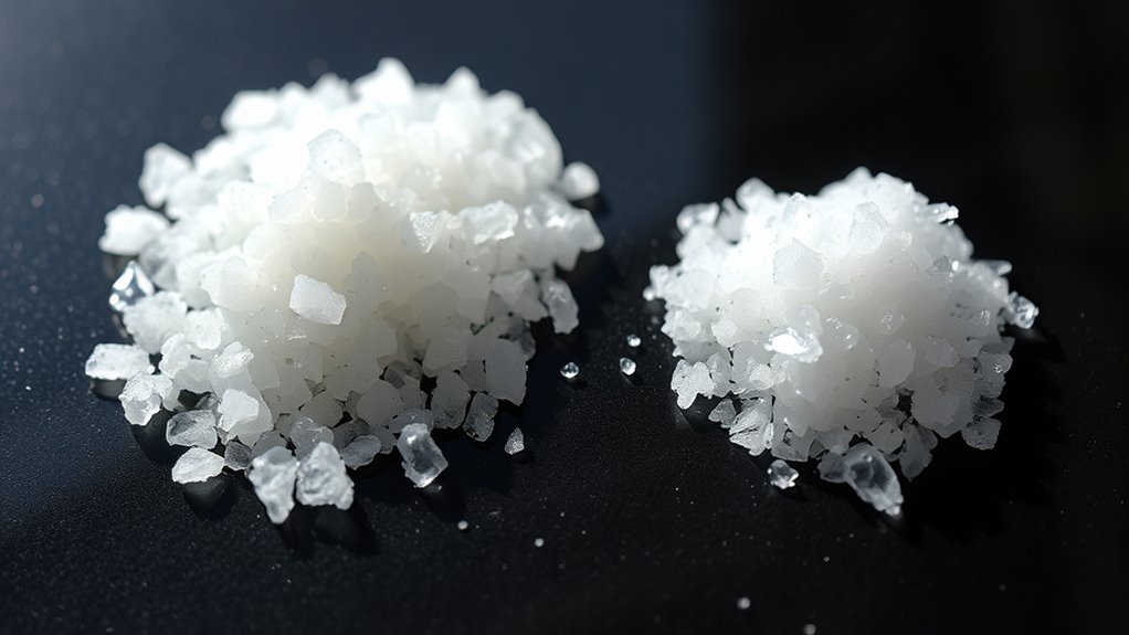 different salt chemical compositions