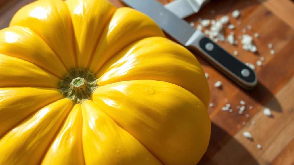 eat patty pan squash skin safely