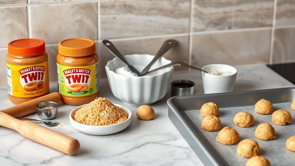 eggless peanut butter cookies