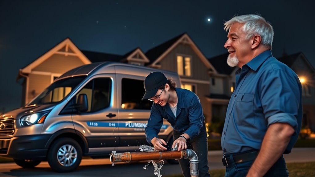 emergency plumbing services available anytime