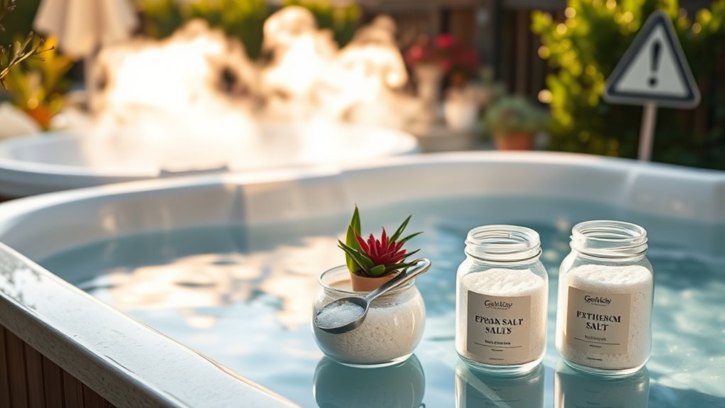 epsom salts damage hot tubs