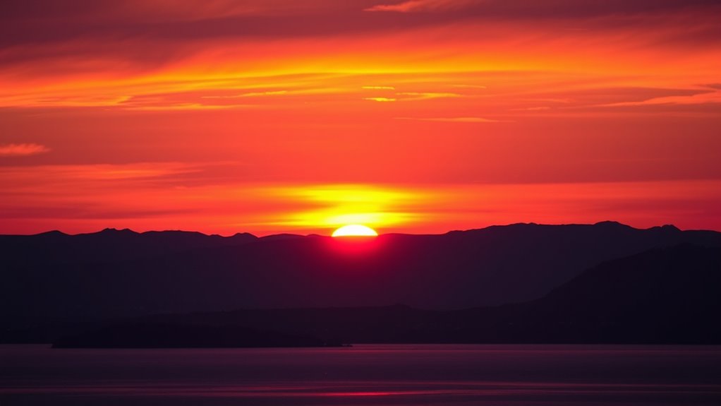 february sunset time shift