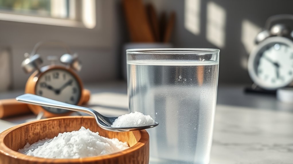 gargle salt water frequently