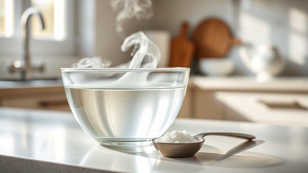 gentle salt water rinse