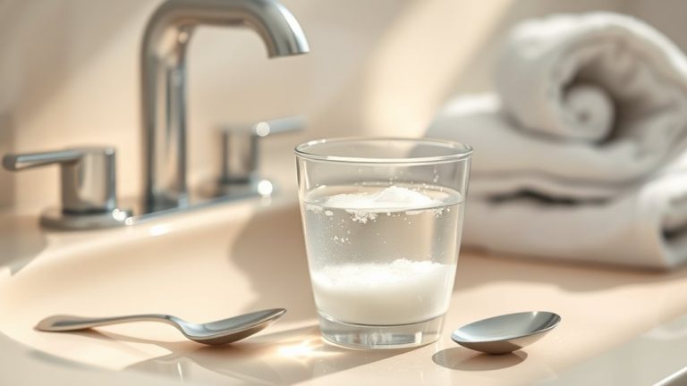 gentle salt water rinse