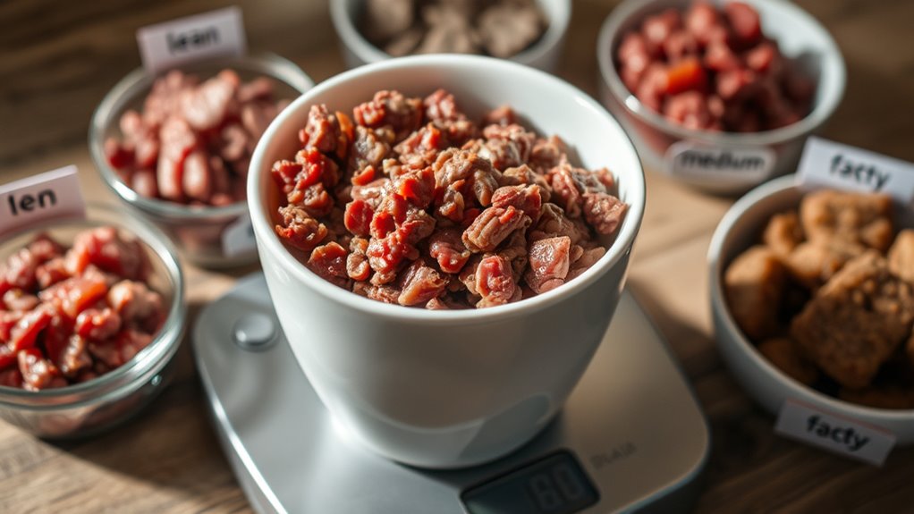 ground beef calorie variations