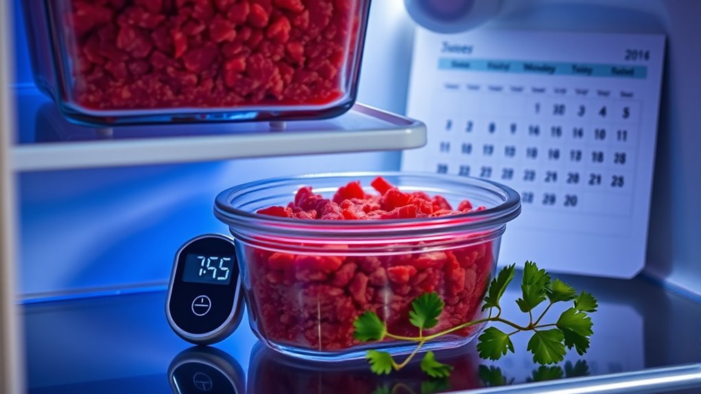 ground beef s short refrigerator life