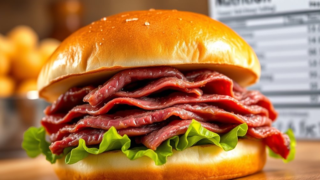 high protein sandwich choice