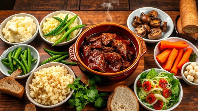 ideal side dishes for beef