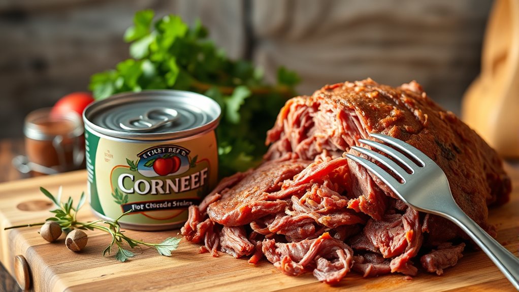 ingredients of canned beef