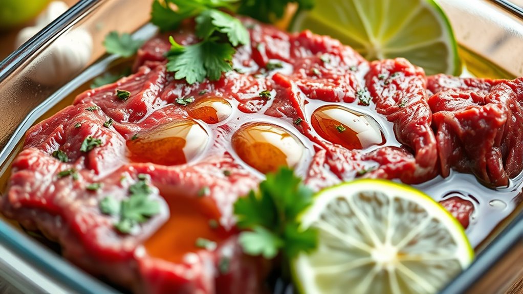 marinate steak for tenderness