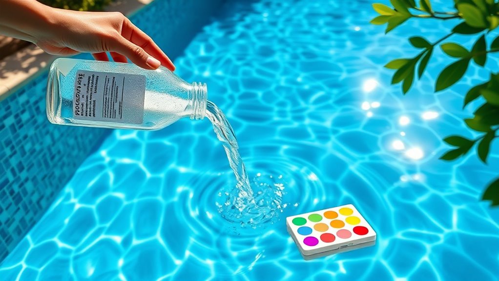 match shock to pool surface