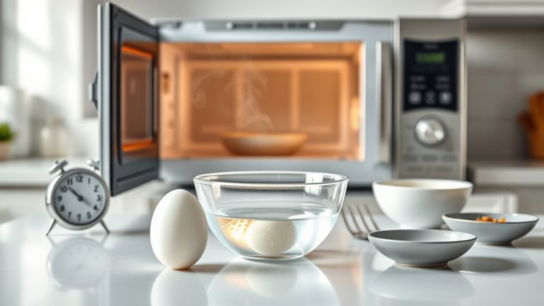 microwave soft boiled egg