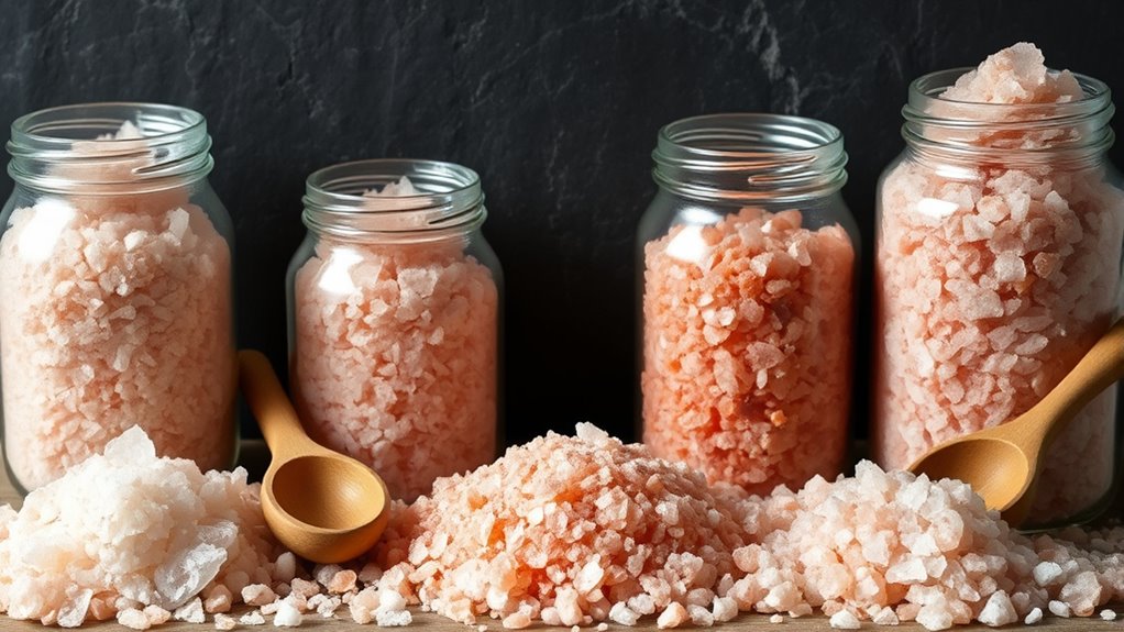 mineral rich naturally pink salt