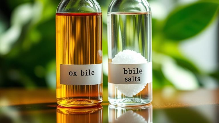 ox bile versus bile salts